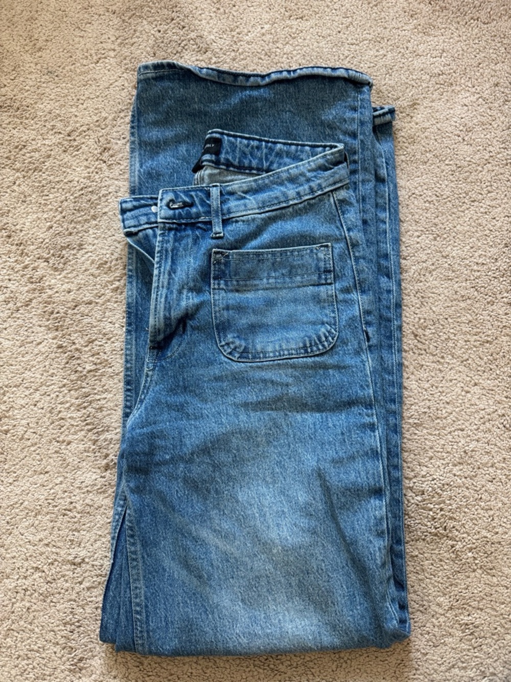 Classic Wide-Leg Jeans in Blue